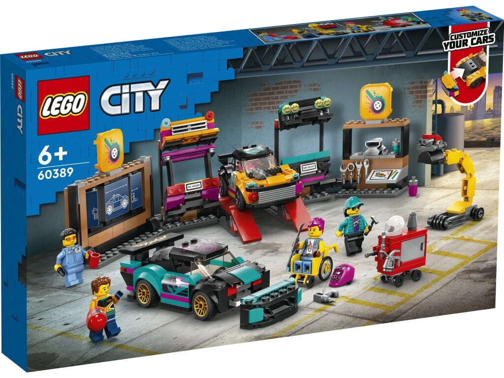 Klocki LEGO City - Warsztat tuningowania samochodów (60389)