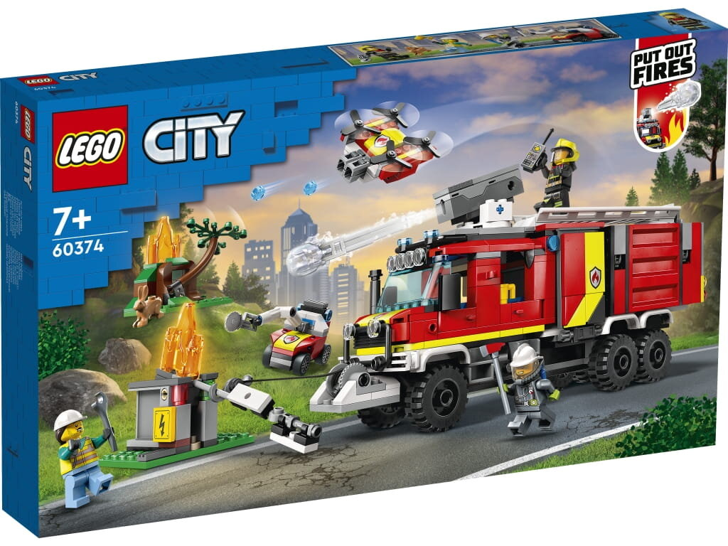 Klocki LEGO City - Terenowy pojazd straży pożarnej (60374)