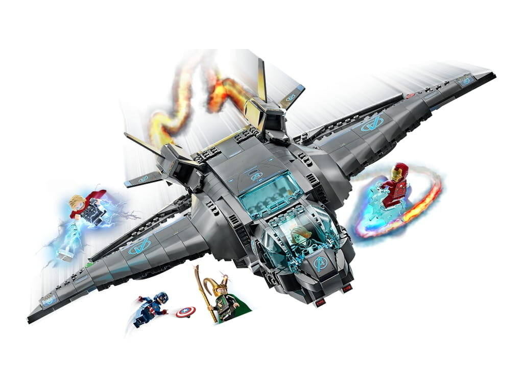 Klocki LEGO Marvel - Quinjet Avengersów (76248)