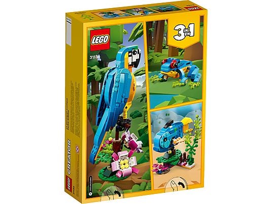 Klocki LEGO Creator 3 w 1 - Egzotyczna papuga 31136