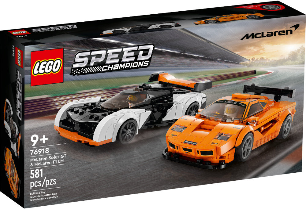 Klocki LEGO Speed Champions - McLaren Solus GT i McLaren F1 LM 76918