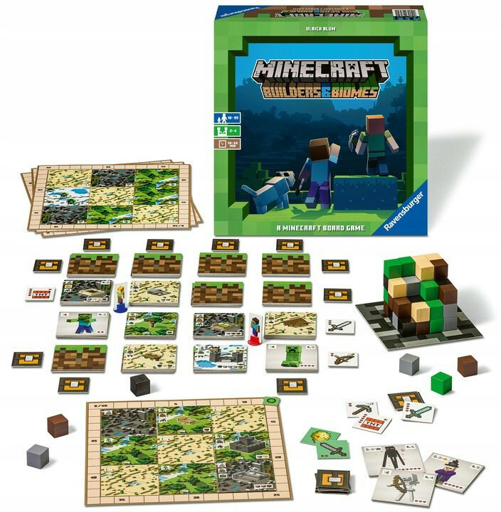 Gra planszowa RAVENSBURGER Minecraft Builders & Biomes