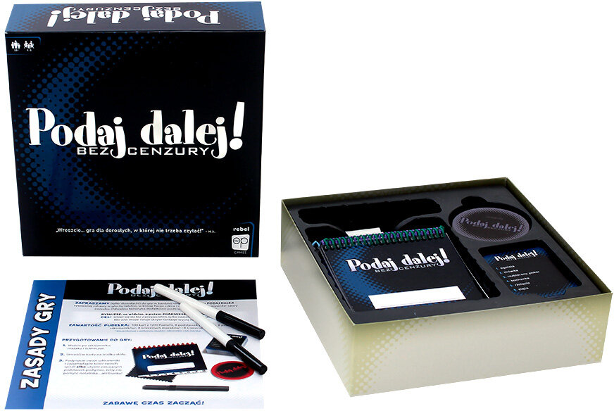 Gra towarzyska REBEL Podaj dalej! Bez cenzury