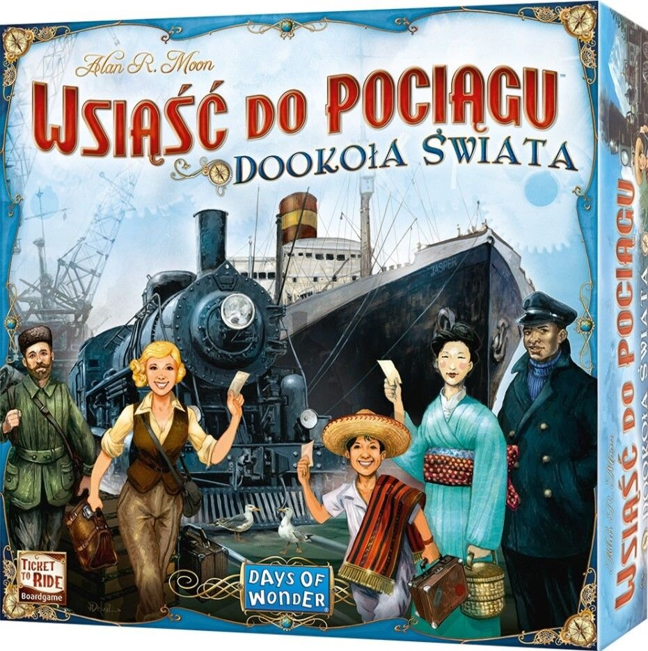 Gra REBEL Wsiąść do Pociągu: Dookoła Świata