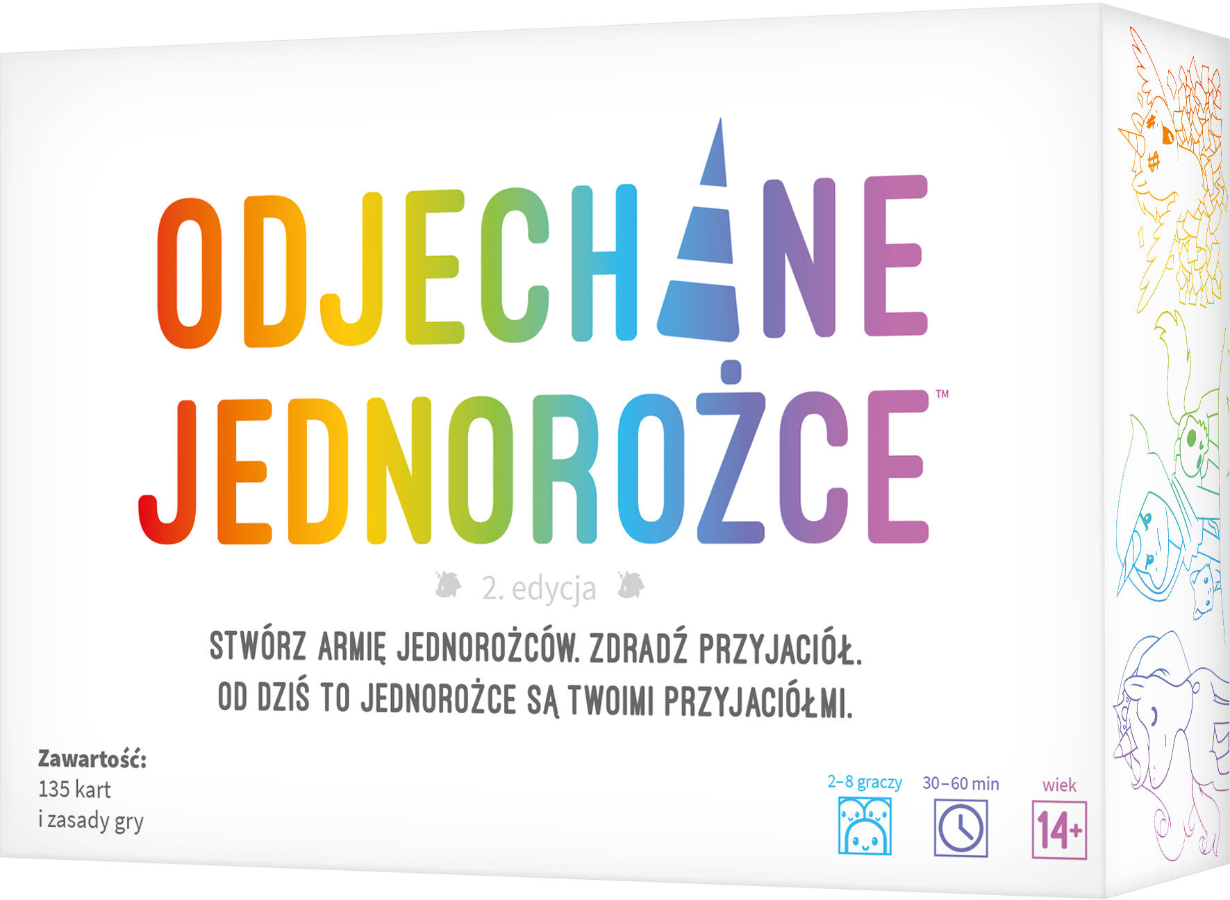 Gra karciana REBEL Odjechane Jednorożce (druga edycja)