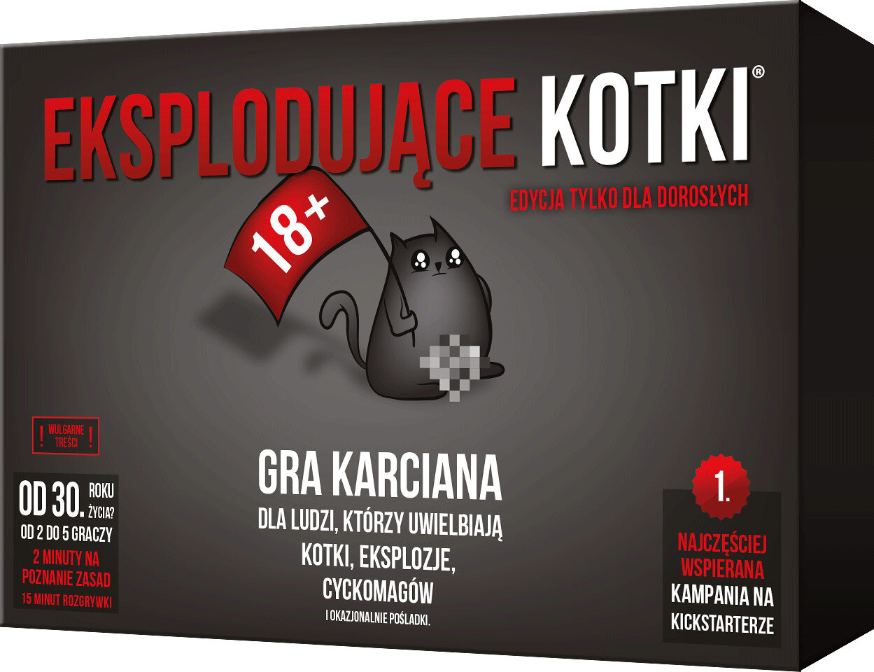 Gra towarzyska REBEL Eksplodujące Kotki. Edycja tylko dla dorosłych (nowa wersja)