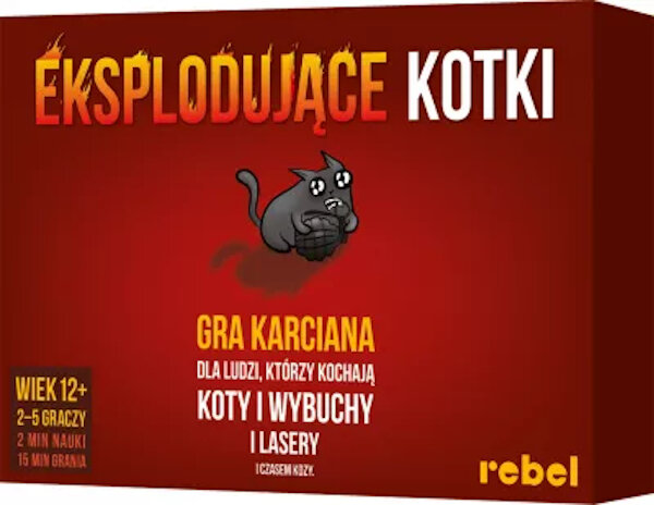 Gra karciana REBEL Eksplodujące Kotki (nowa edycja)