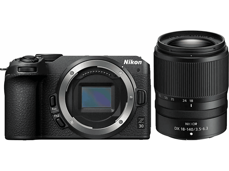 NIKON Z 30 Lens Kit w/ 18-140 DX Aynasız Fotoğraf Makinesi Siyah