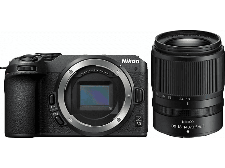 NIKON Z 30 Lens Kit w/ 18-140 DX Aynasız Fotoğraf Makinesi Siyah_1