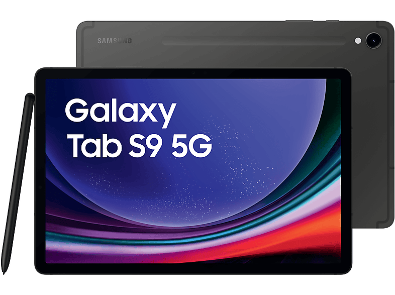SAMSUNG Galaxy Tab S9 5G, Tablet, 128 GB, 11 Zoll, Graphite