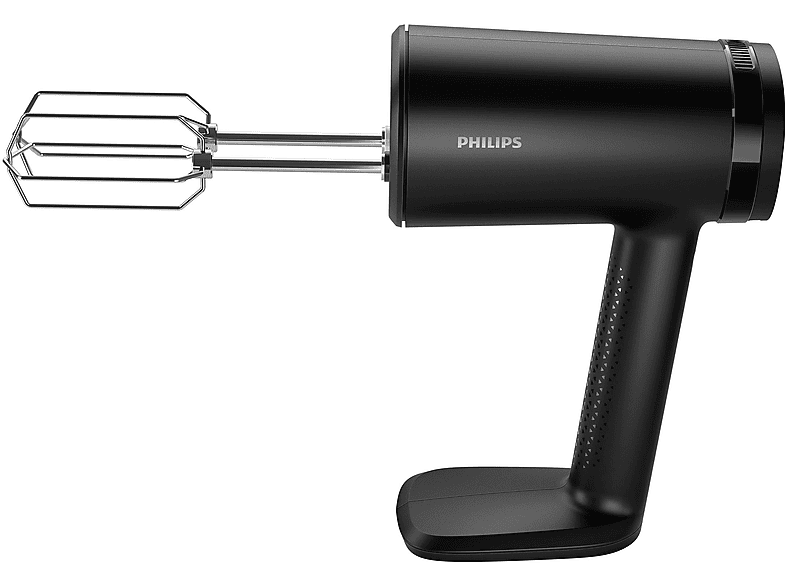 PHILIPS HR3781/10 5000 Series 5 Stufen mit Turbostufe, Handmixer Schwarz (500 Watt, 1 l)
