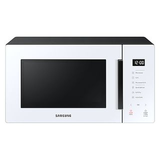 Microondas con grill - Samsung MG23T5018CW/EC, 800W, 6 niveles, Modo Eco, 23l, Blanco