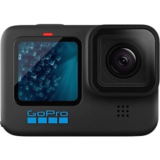 Cámara deportiva - GoPro Hero 11 Black, Sin funda, 5.3K, 24.7 MP, SuperFoto, HDR, HyperSmooth 5.0, Slo-Mo x8, Negro