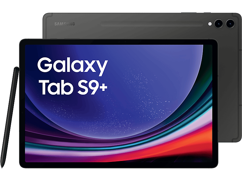 SAMSUNG Galaxy Tab Graphite 12,4 Tablet, Zoll, S9+, 512 GB