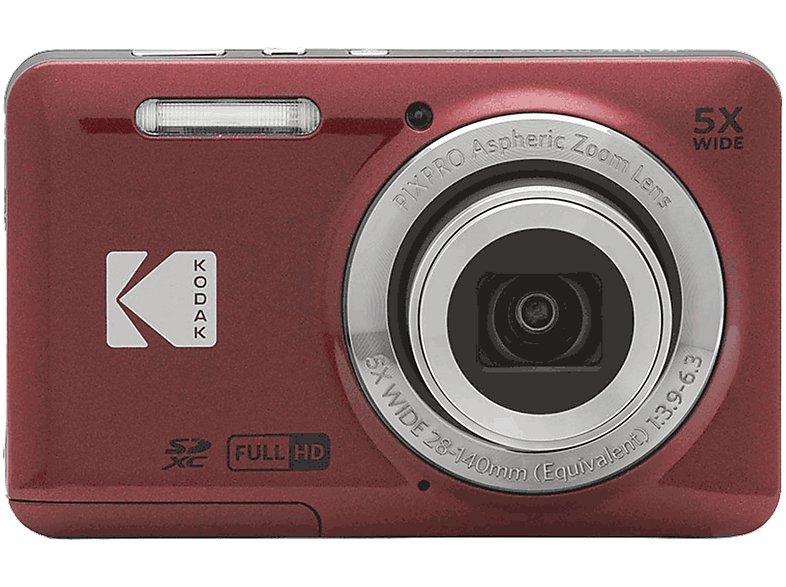 Kodak Compact Camera Pixpro Fz55 Rood (fz55rd)