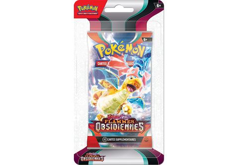 Pack cahier range cartes et boosters Pokemon Ecarlate et Violet – Flammes  Obsidiennes