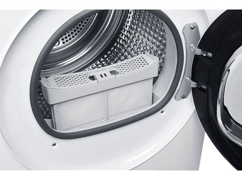 Haier HD100-A2979 Wärmepumpentrockner (10 kg, EEK: E, 66 dB(A)), Weiß/Schwarz) — Foto 4 von 5