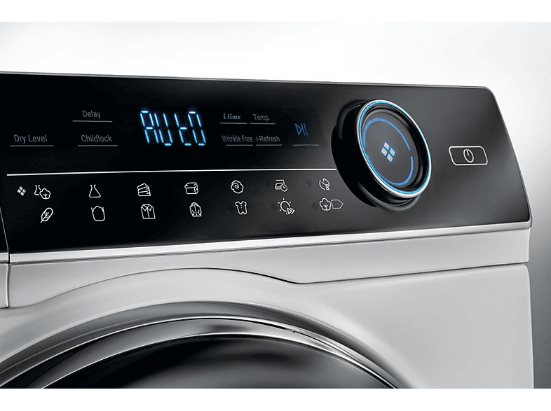 Haier HD100-A2979 Wärmepumpentrockner (10 kg, EEK: E, 66 dB(A)), Weiß/Schwarz) — Foto 3 von 5