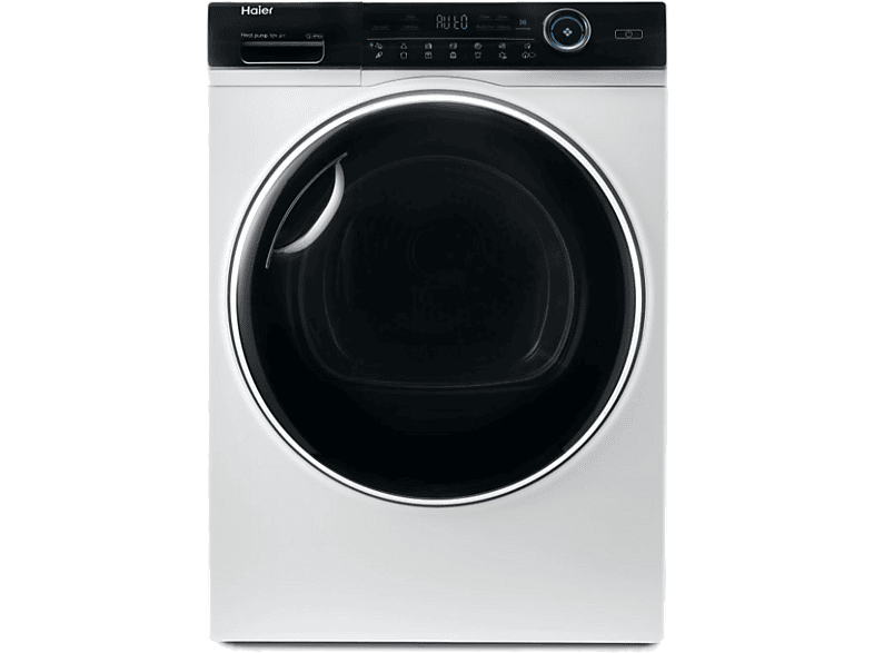 Haier HD100-A2979 Wärmepumpentrockner (10 kg, EEK: E, 66 dB(A)), Weiß/Schwarz)