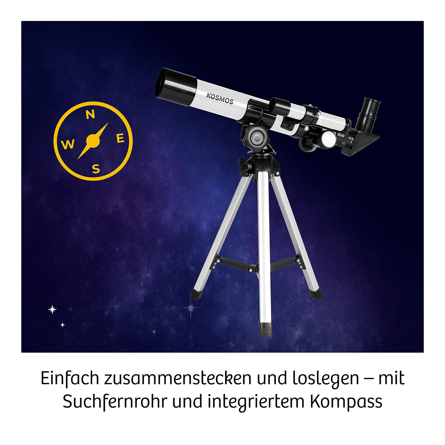 KOSMOS Entdecker-Teleskop Teleskop, Mehrfarbig