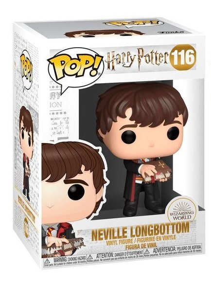 Figurka FUNKO POP Vinyl: Harry Potter - Neville w/Monster Book