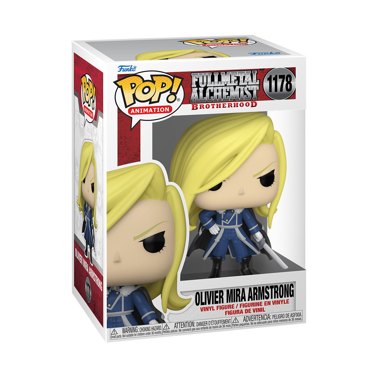 Figurka FUNKO POP Animation: Fullmetal Alchemist Brotherhood - Olivier Armstrong w/Sword