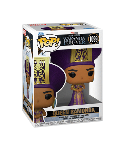 Figurka Funko Pop! Królowej Ramondy z Black Panther: Wakanda Forever.