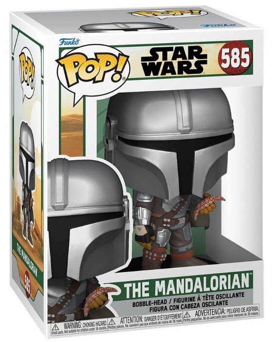 Figurka FUNKO POP Star Wars: BoBF 585 Mando w/pouch