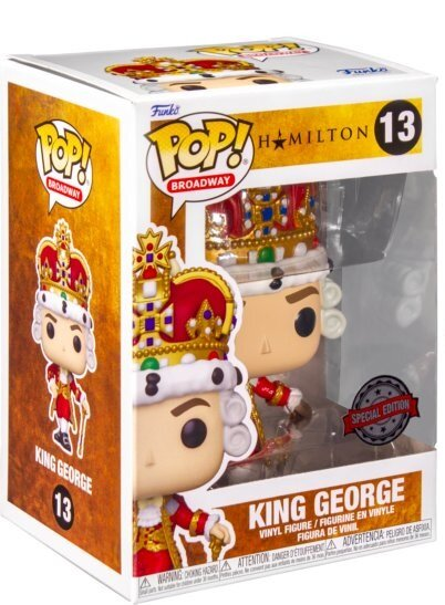 Figurka FUNKO POP Broadway: Hamilton 13 King George (RD)