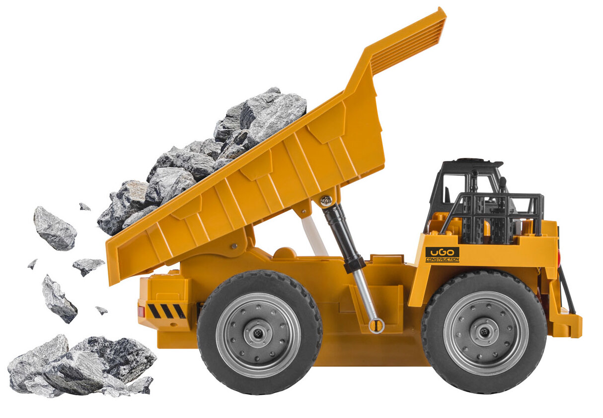 Samochód zdalnie sterowany UGO URC-1311 Wywrotka 1:18 10km/h