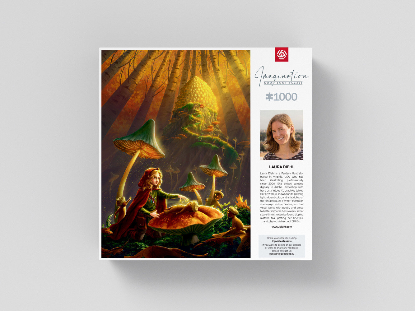 Puzzle GOOD LOOT Imagination Laura Diehl Żołędziowa wróżka 1000 elementów