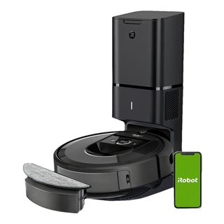IROBOT Roomba Combo  i8+ - Robot aspirateur laveur (Noir)