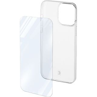 CELLULAR LINE Set PROTECTION KIT aus Backcover und Schutzglas Backcover, für Apple iPhone 15 Pro, Transparent