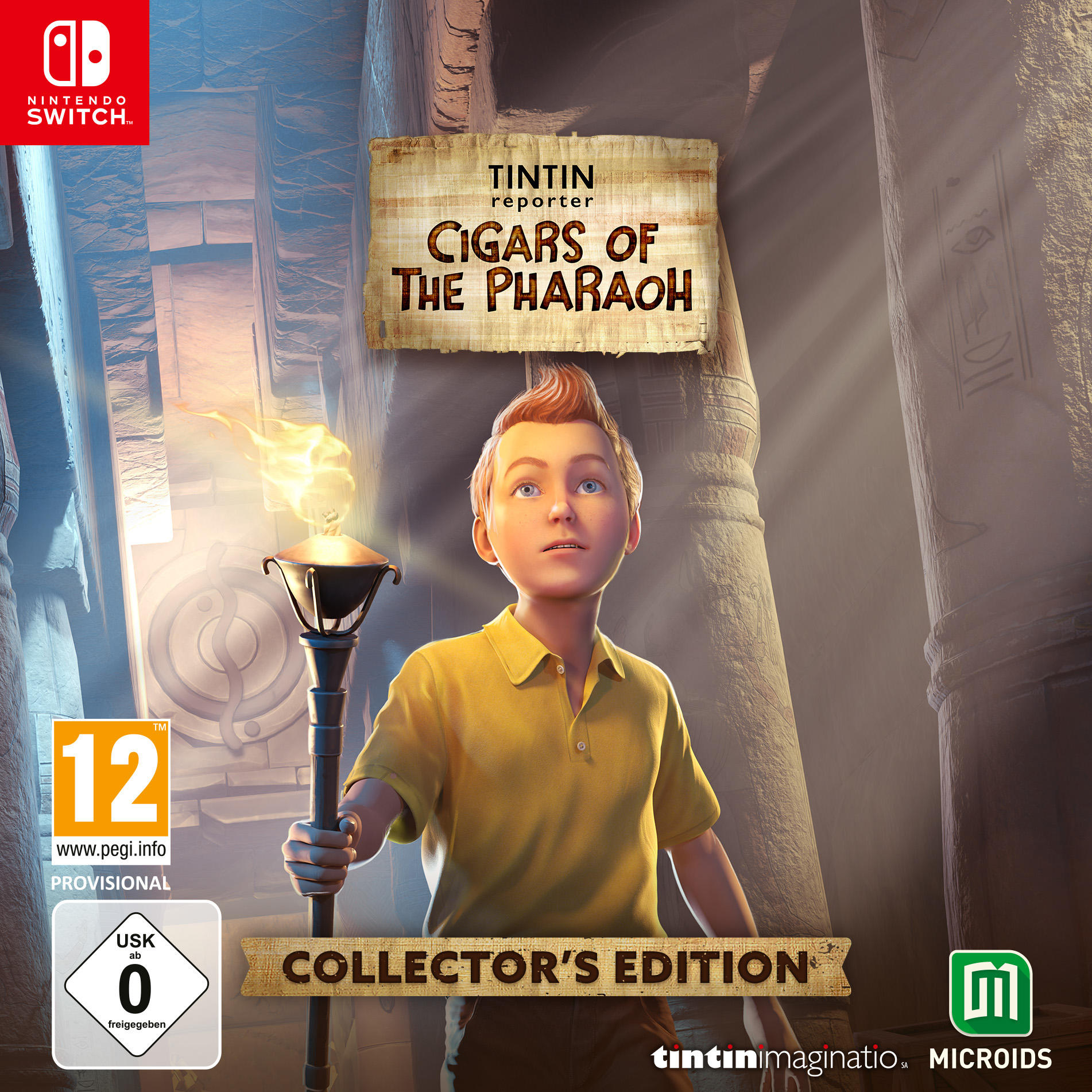 Tim und Struppi - Collectors Switch] Edition - [Nintendo des Die - Zigarren Pharaos