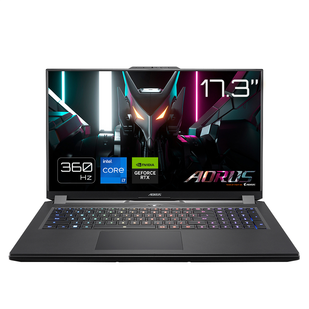 GIGABYTE AORUS 17H BXF-74DE554SH - 17,3 Zoll - Intel® Core™ i7 i7-13700H - 16 GB - 1 TB - NVIDIA GeForce RTX™ 4080 - Windows 11 Home