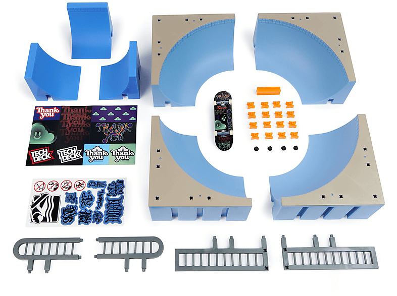 Thumbnail - SPIN MASTER TED Tech Deck Mega Bowl Spielset Mehrfarbig