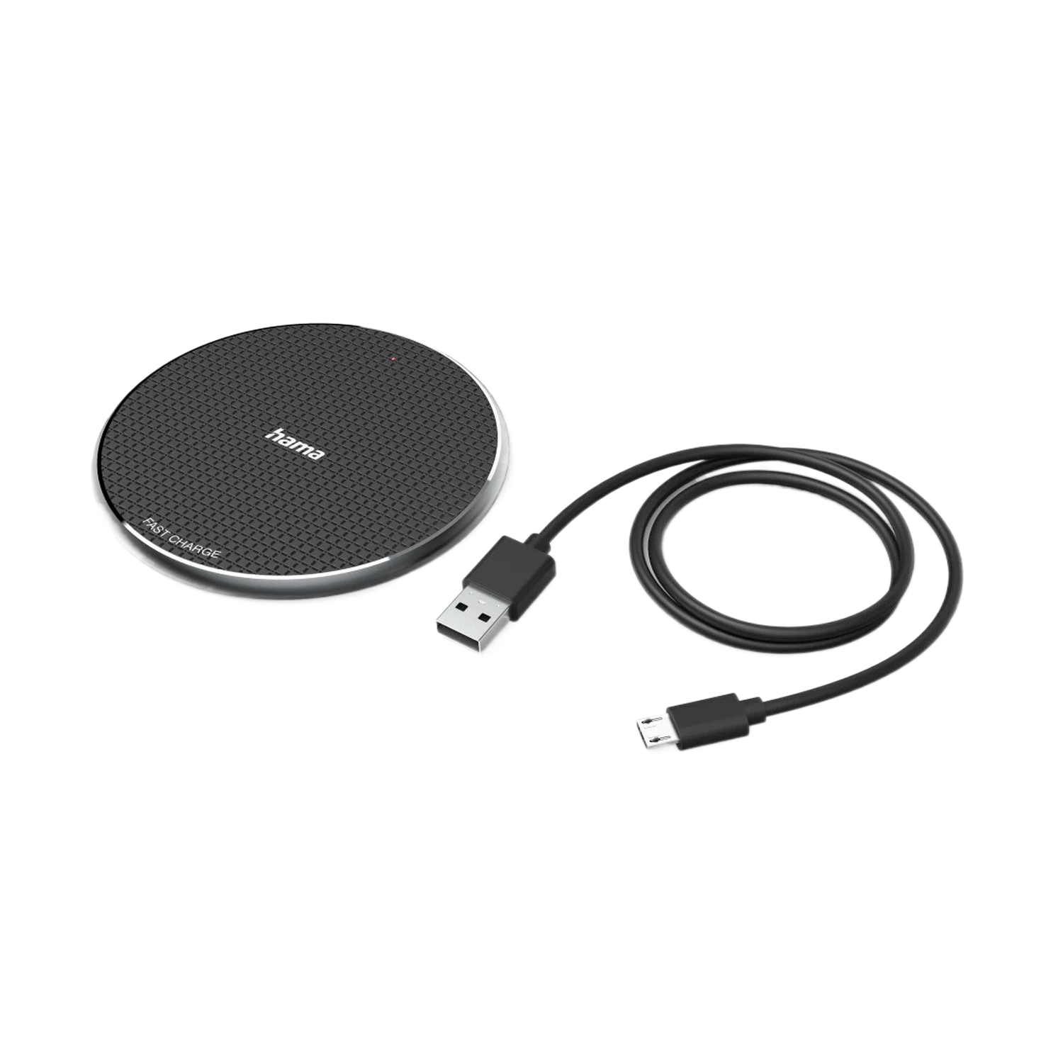 HAMA Chargeur sans fil QI-FC10 10 W Noir (201683)