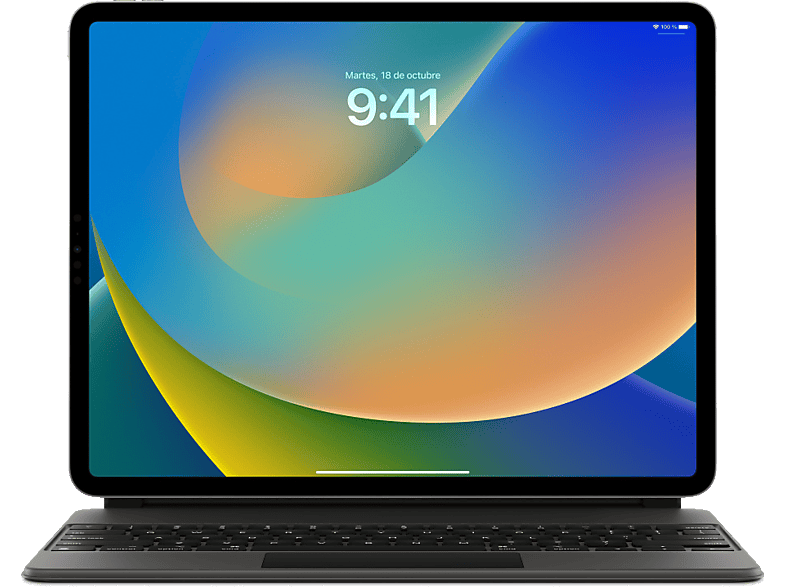 Apple Magic Keyboard, Funda con teclado para iPad Pro de 12.9" (6ª gen), Español, Negro
