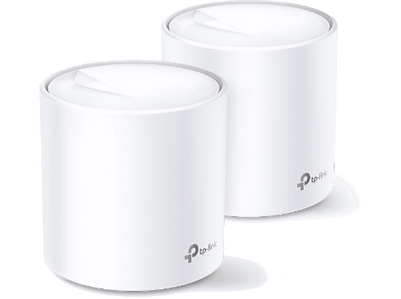 TP-LINK Deco X60(2-pack), AX5400 Mbps, MU-MIMO, 650 m²'ye Kadar Kapsama, Wi-Fi 6 Mesh Sistemi