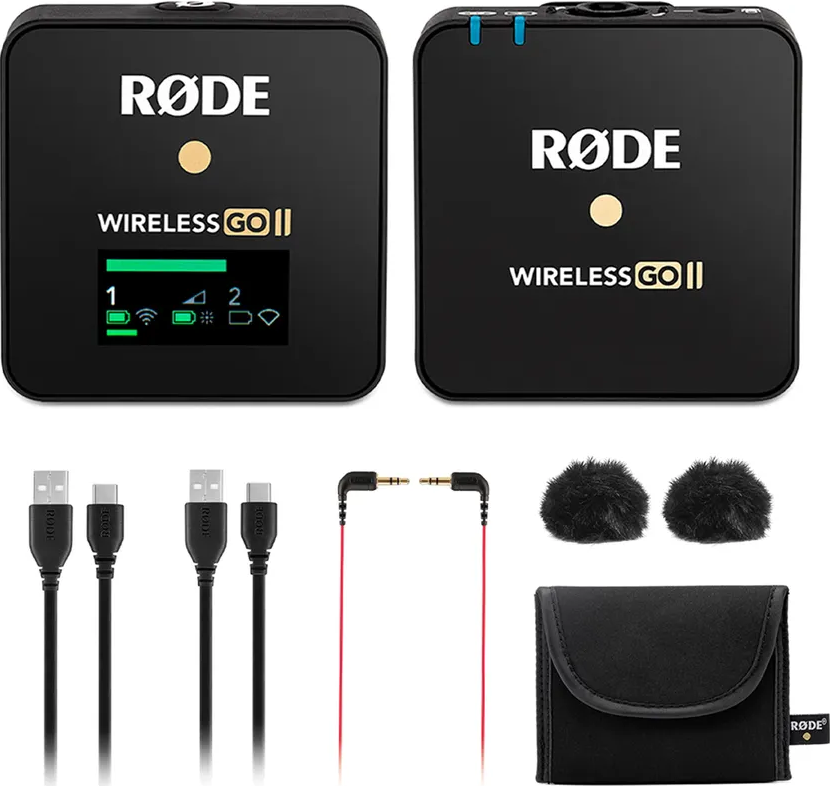RODE Wireless GO II Single - Mikrofonsystem (Schwarz)