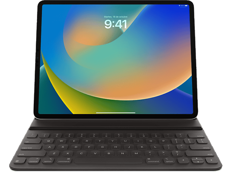 APPLE Smart Keyboard, Folio para iPad Pro 12.9" (6ª gen), Teclado Español, Negro