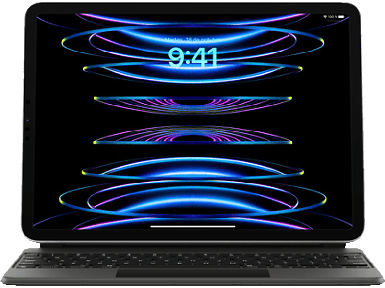 Magic Keyboard - Funda para iPad Pro de 12.9 pulgadas, teclado Bluetooth  inalámbrico con trackpad multitáctil y teclas retroiluminadas, funda