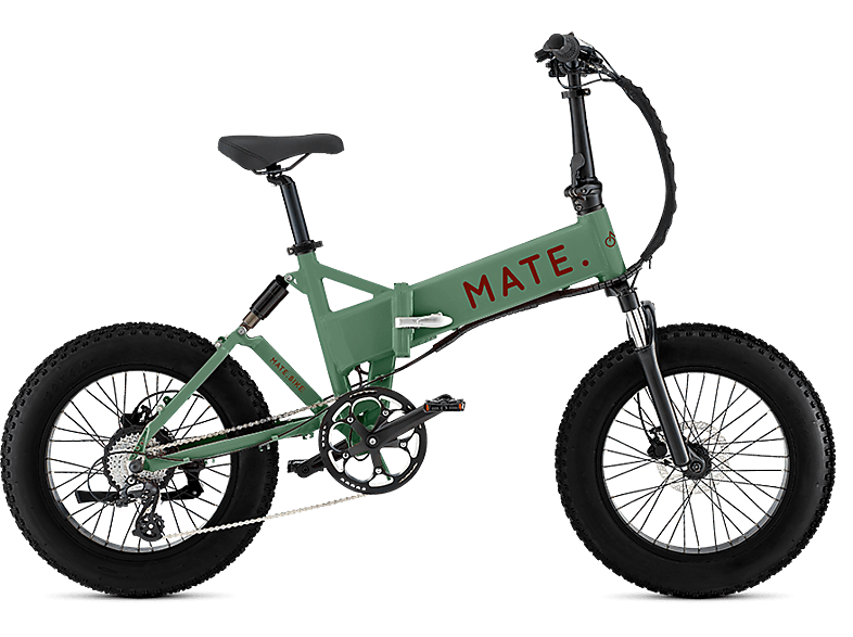 MATE BIKE X Dusty Army 17 Ah elektromos kerékpár, zöld (MX-0750BF17CH-DUA)