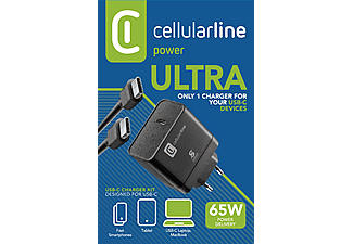 CELLULARLINE PD 65W USB-C Şarj Kiti Siyah_1