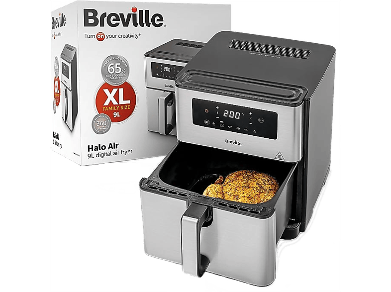 Freidora De Aire Grande Air Fryer Tamaño 6.5 Litros