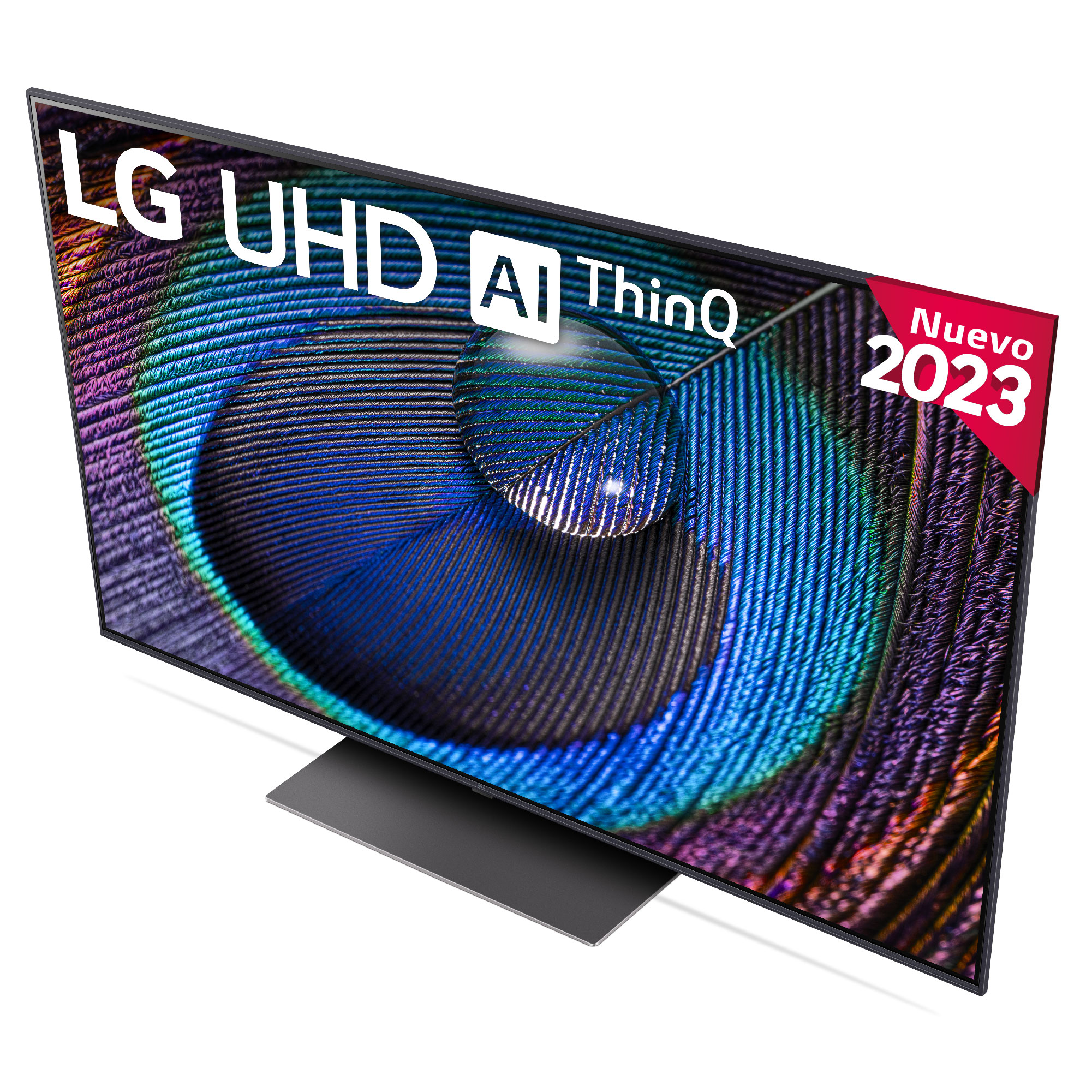 TV LED 50" - LG 50UR91006LA, UHD 4K, Inteligente α5  4K Gen6, Smart TV, DVB-T2 (H.265), Calibración TV incluida, Azul Ceniza