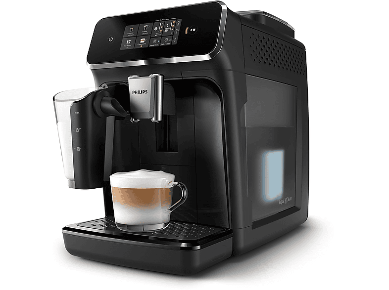 PHILIPS EP2331/10 Serie 2300 LatteGo 3 Kaffeespezialitäten Kaffeevollautomat Klavierlack-Schwarz