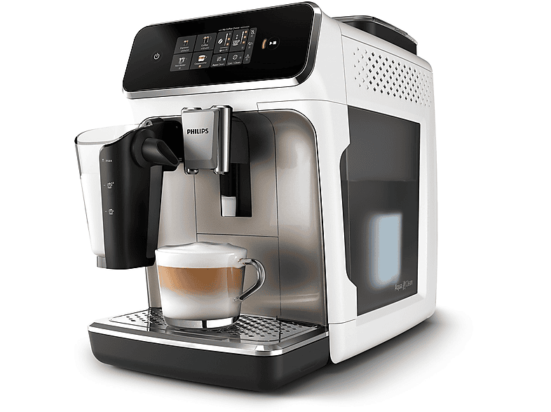 PHILIPS EP2333/40 Serie 2300 LatteGo 3 Kaffeespezialitäten Kaffeevollautomat Weiß/Chrom