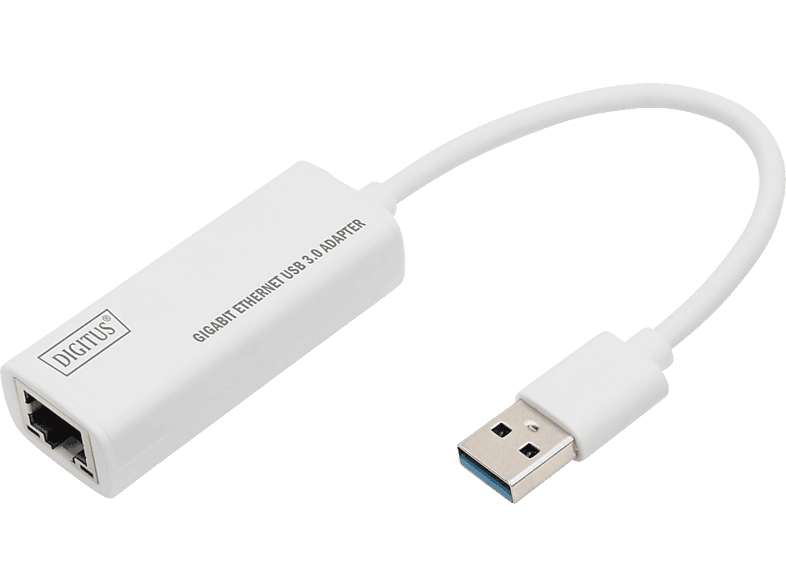 DIGITUS DN 3023 Gigabit USB3.0 Adapter, Weiß MediaMarkt