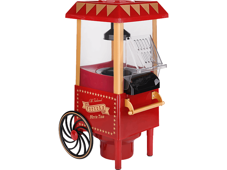 InnovaGoods Máquina de Palomitas Vintage1200W Rojo